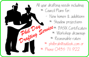 Phil Day Drafting Services Logo (White Background)
